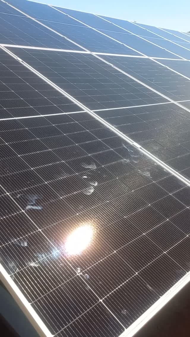 Detalhe de modulo solar